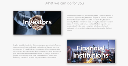 Screenshot of Fintivity website